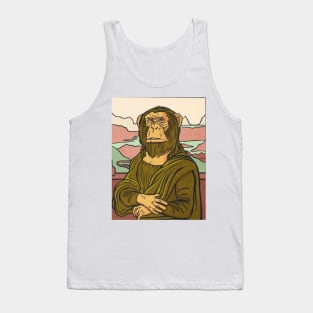 Monkey Lisa Tank Top